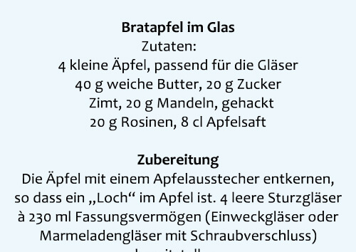 Vorschau Rezept Bratapfel im Glas