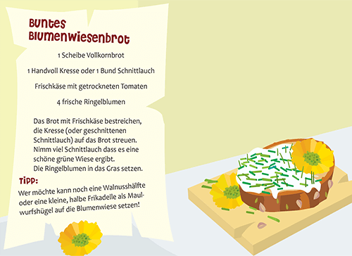 Vorschau Rezept-Buntes Blumenwiesenbrot