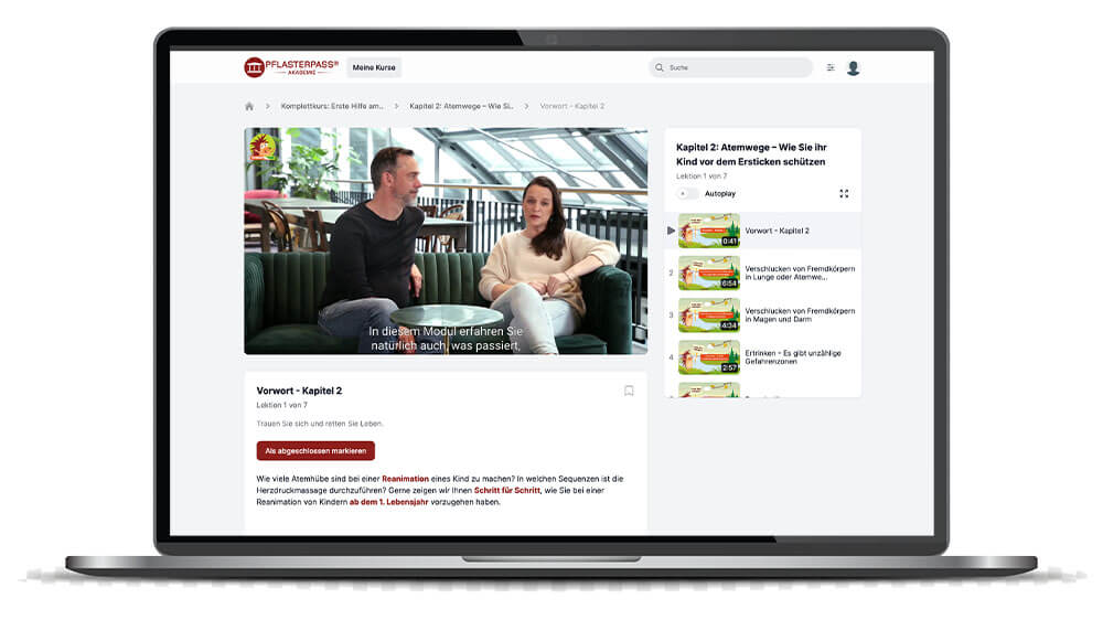 Pflasterpass® -Akademie - Online Videokurs